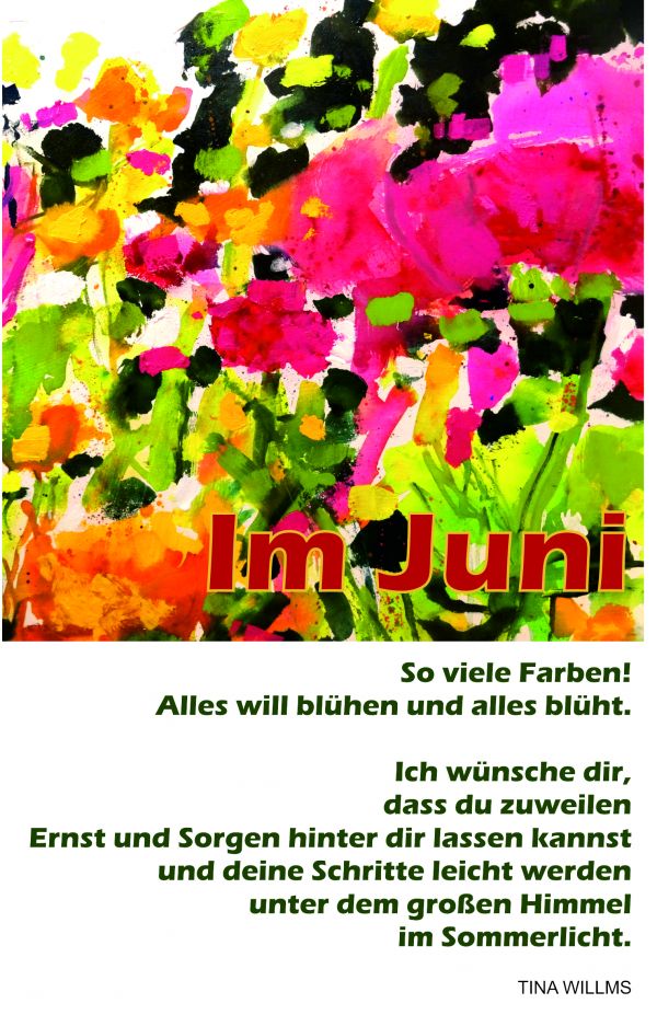 Juniwunsch Buntes Bild